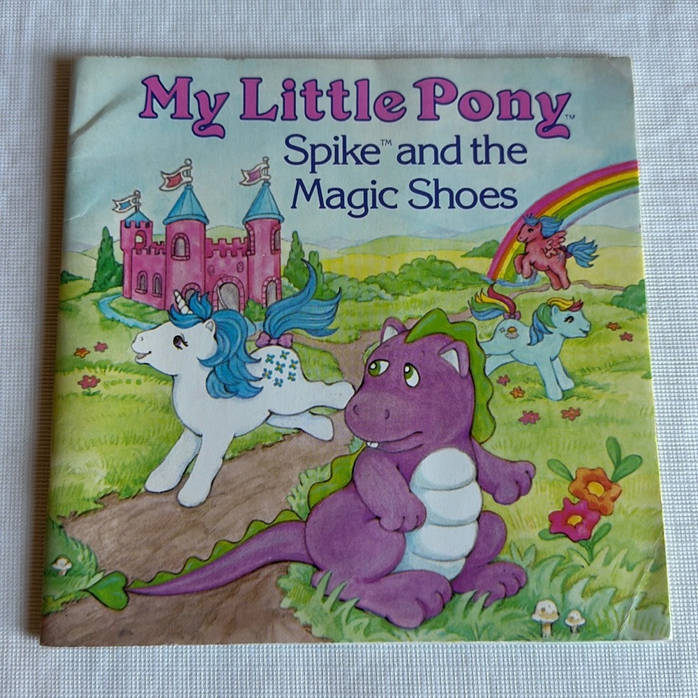 Random House *Vintage* My Little Pony Spike and the Magic Shoes Children's Book